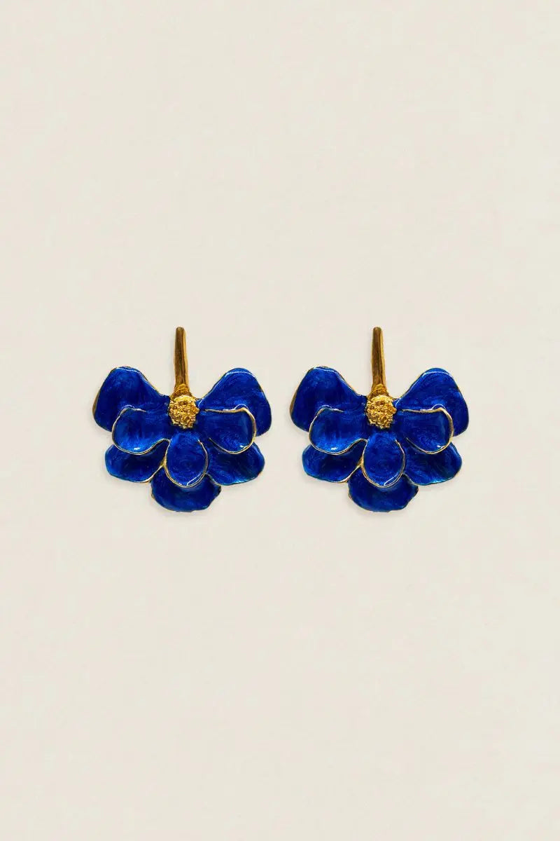 Pendientes Carmeron Flor Nenúfar Colgante PEN04 (imagen 5)