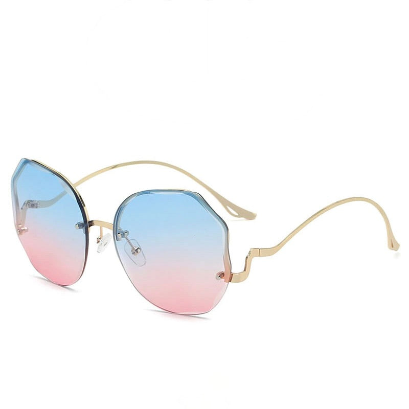 Gafas de sol de metal con lente espejo — modelo Thera (imagen 6)