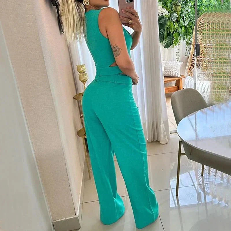 Conjunto Top & Pantalón — modelo Lidia (imagen 9)