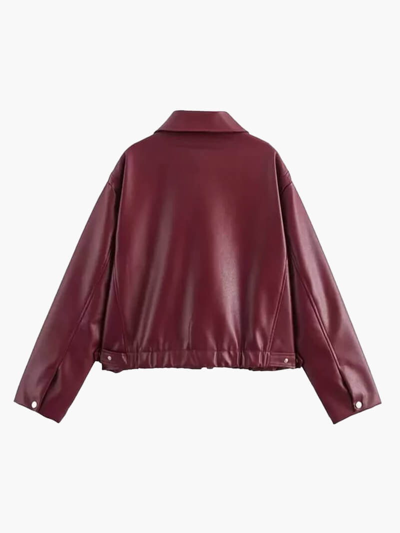 Bomber Cuero — modelo Inaya (imagen 9)