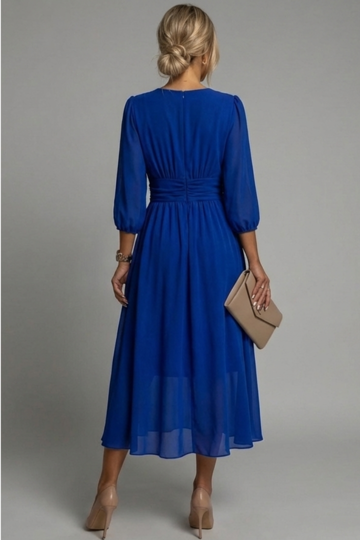 Vestido envolvente elegante — modelo Vestido Camila™ (imagen 4)