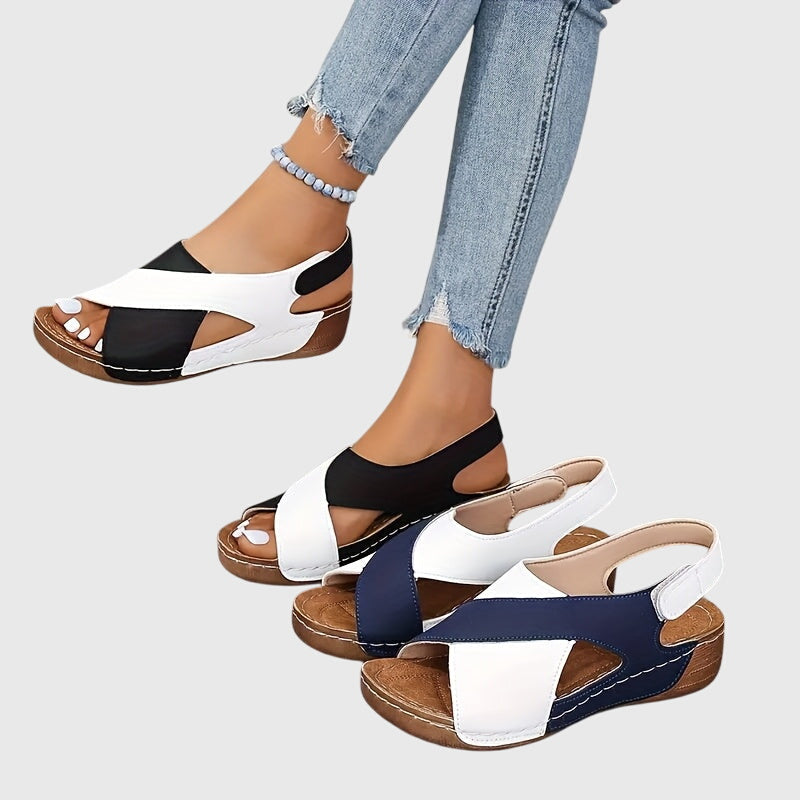 Sandalias de ante con plantilla de confort — modelo Angelina (imagen 4)