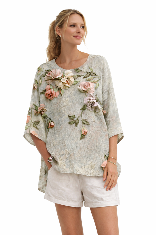 Noa - Top Floral Impreso
