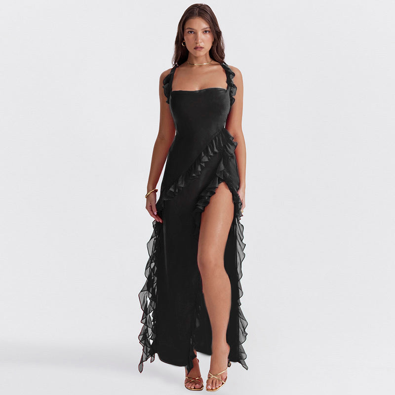 Vestido con volantes y encanto — modelo Vestido Cia™ (imagen 4)