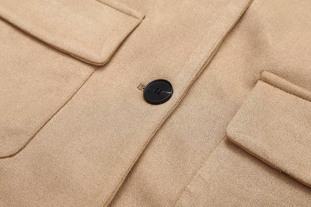 Chaqueta De Piel Serraje — modelo Lucia (imagen 9)