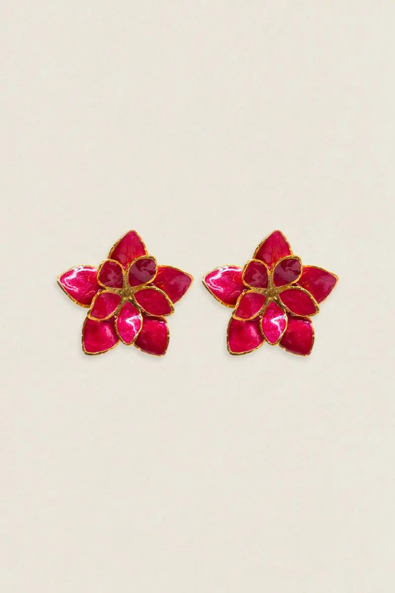 Pendientes Carmeron Flor Nenúfar PEN03