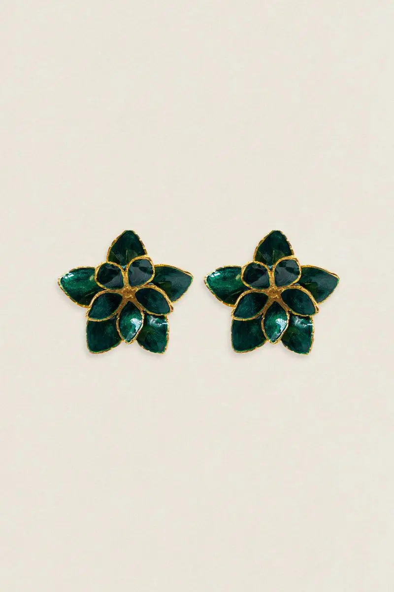 Pendientes Carmeron Flor Nenúfar PEN03 (imagen 3)