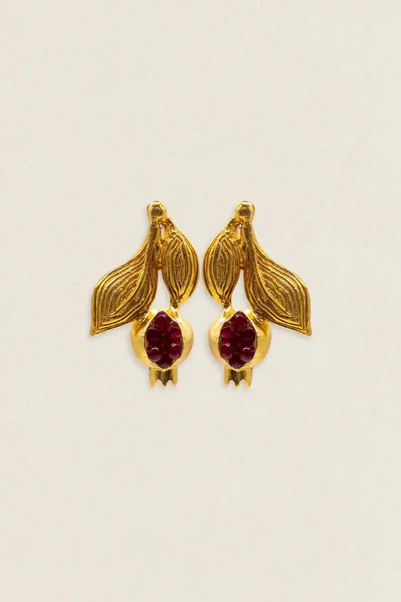 Pendientes Doble Hoja Granada PEN45