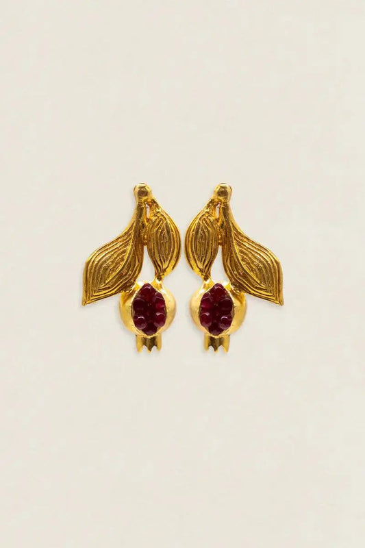 Pendientes Doble Hoja Granada PEN45