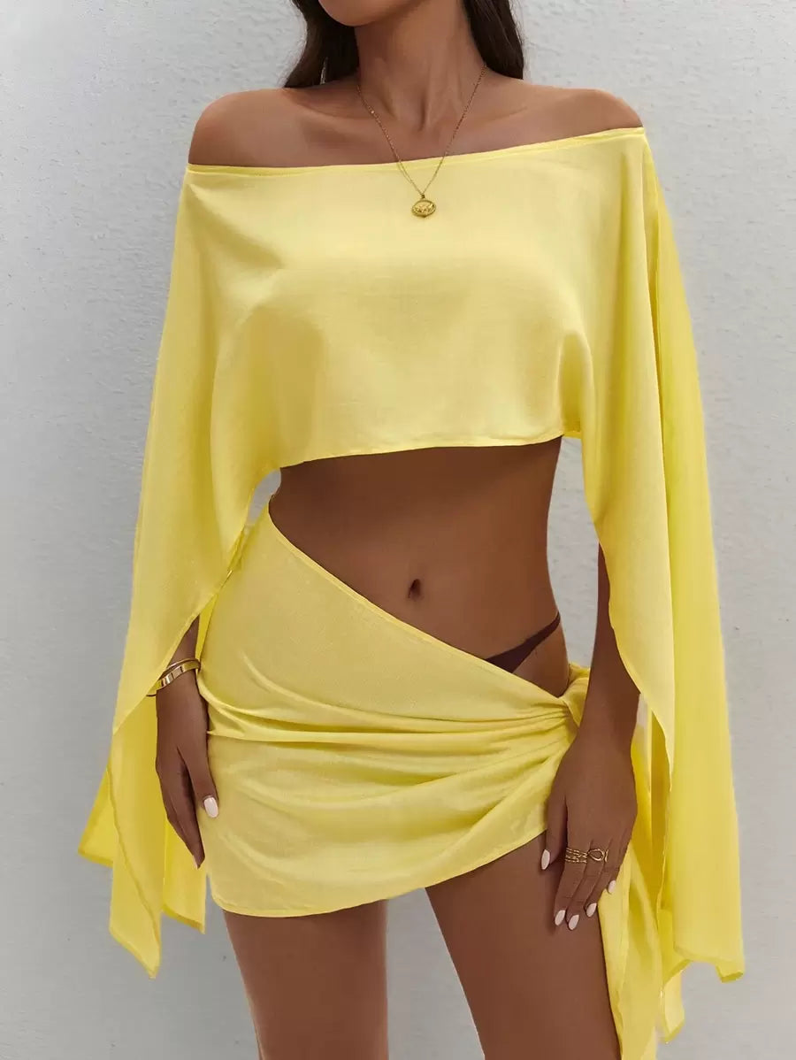 Conjunto De Top Y Pareo — modelo Beach (imagen 11)