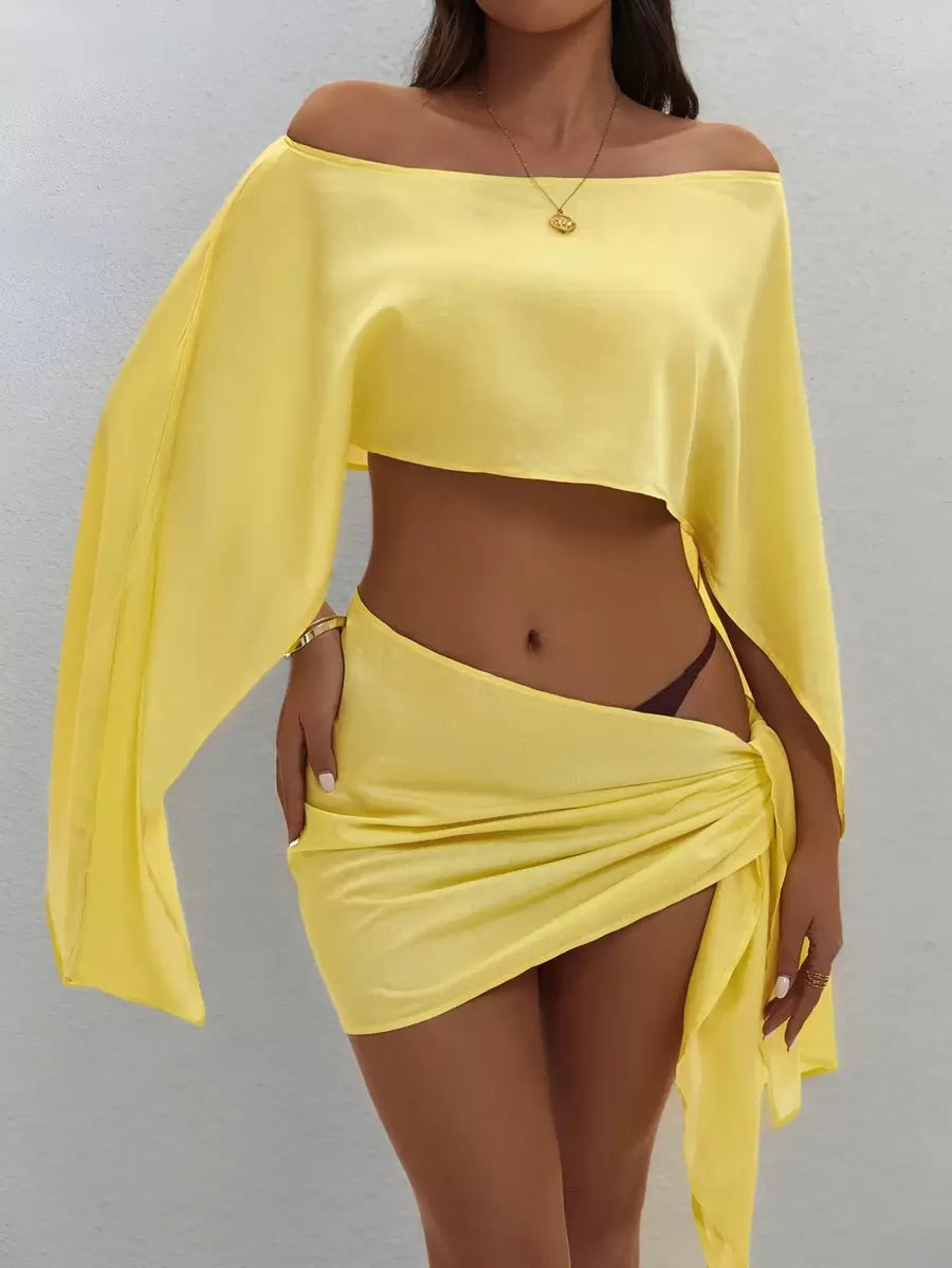 Conjunto De Top Y Pareo — modelo Beach (imagen 15)