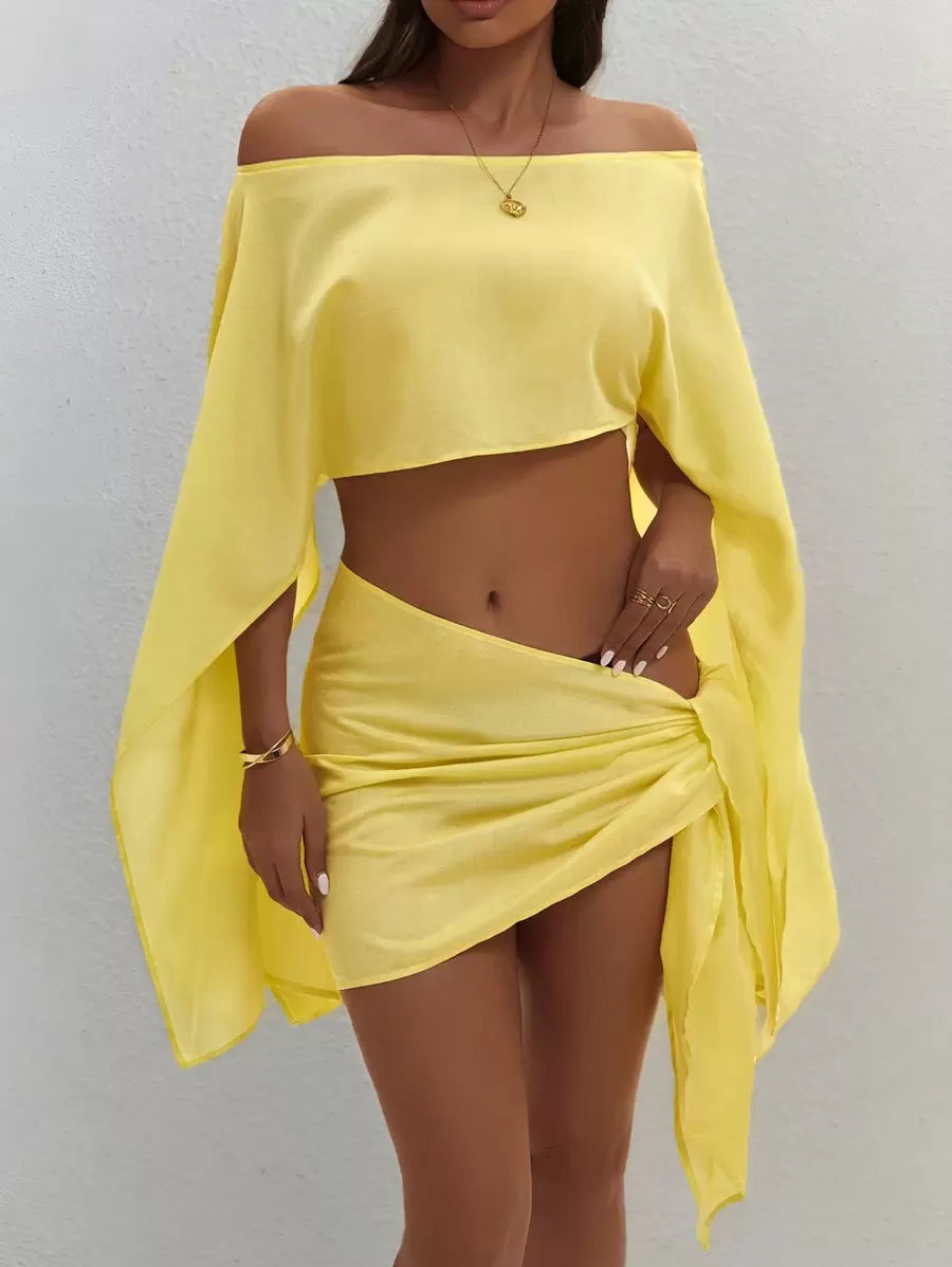 Conjunto De Top Y Pareo — modelo Beach (imagen 14)