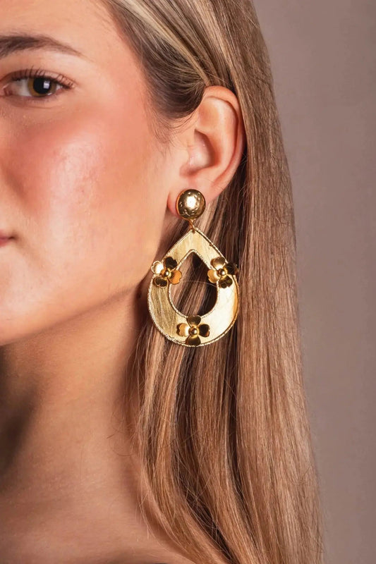 Pendientes PEN31 Drop flowers