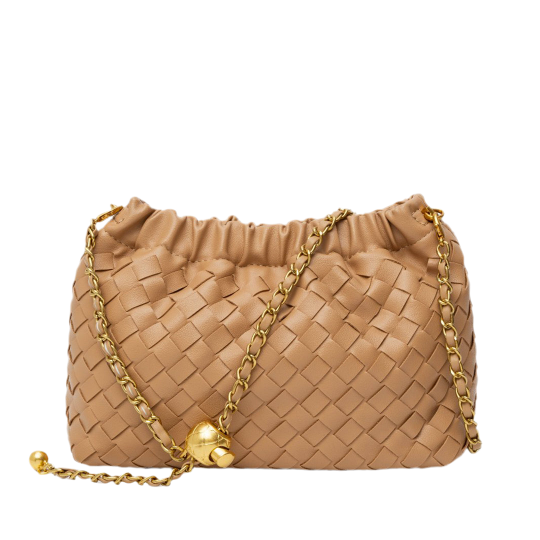Bolso pouch con cadena dorada — modelo Iglesias (imagen 24)