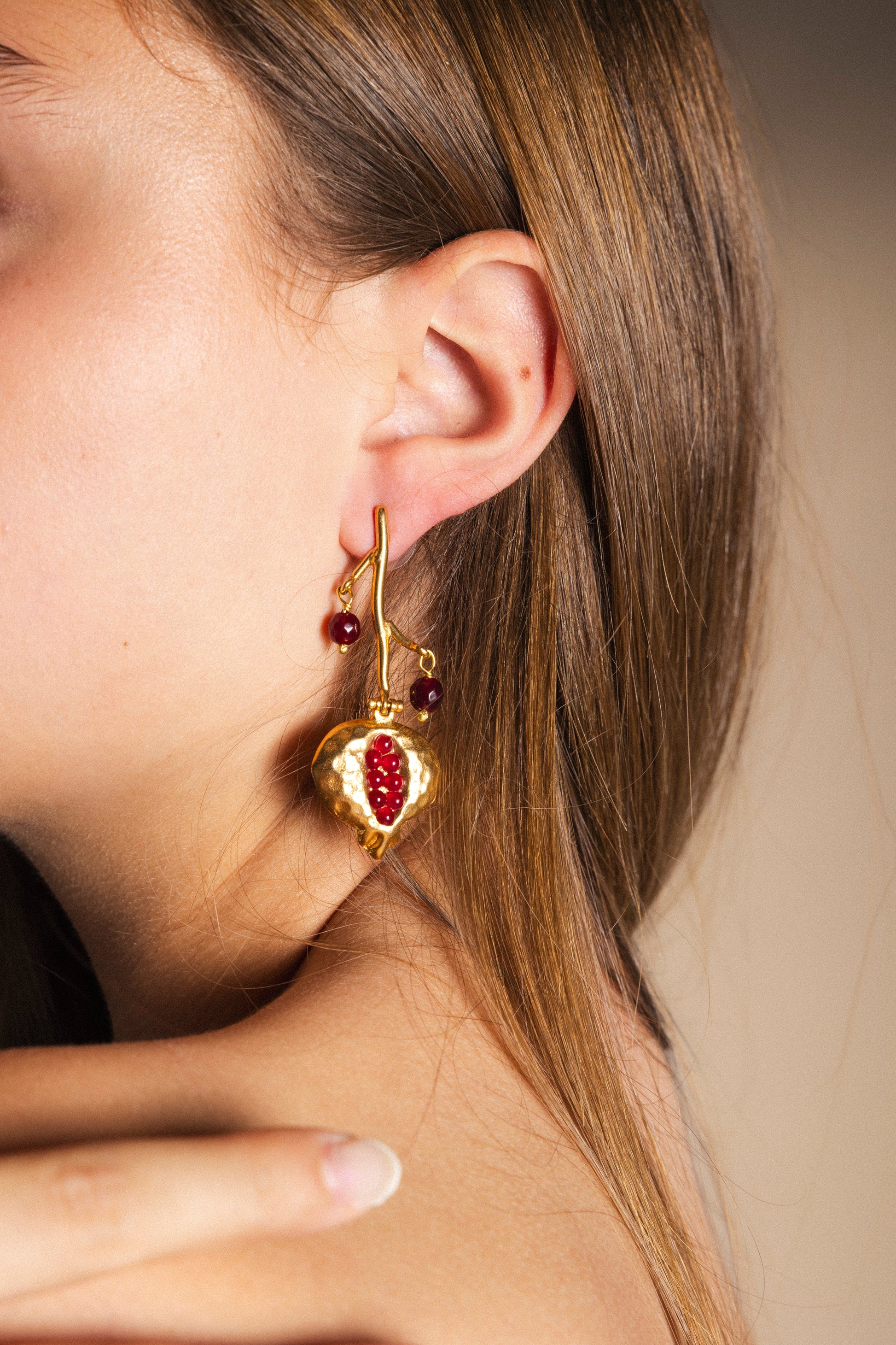 Pendientes Granada Rama Perlas PEN189 (imagen 2)