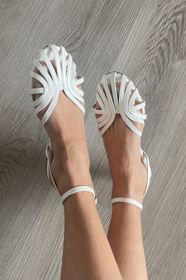 Sandalias joya doradas — modelo Vittoria (imagen 2)