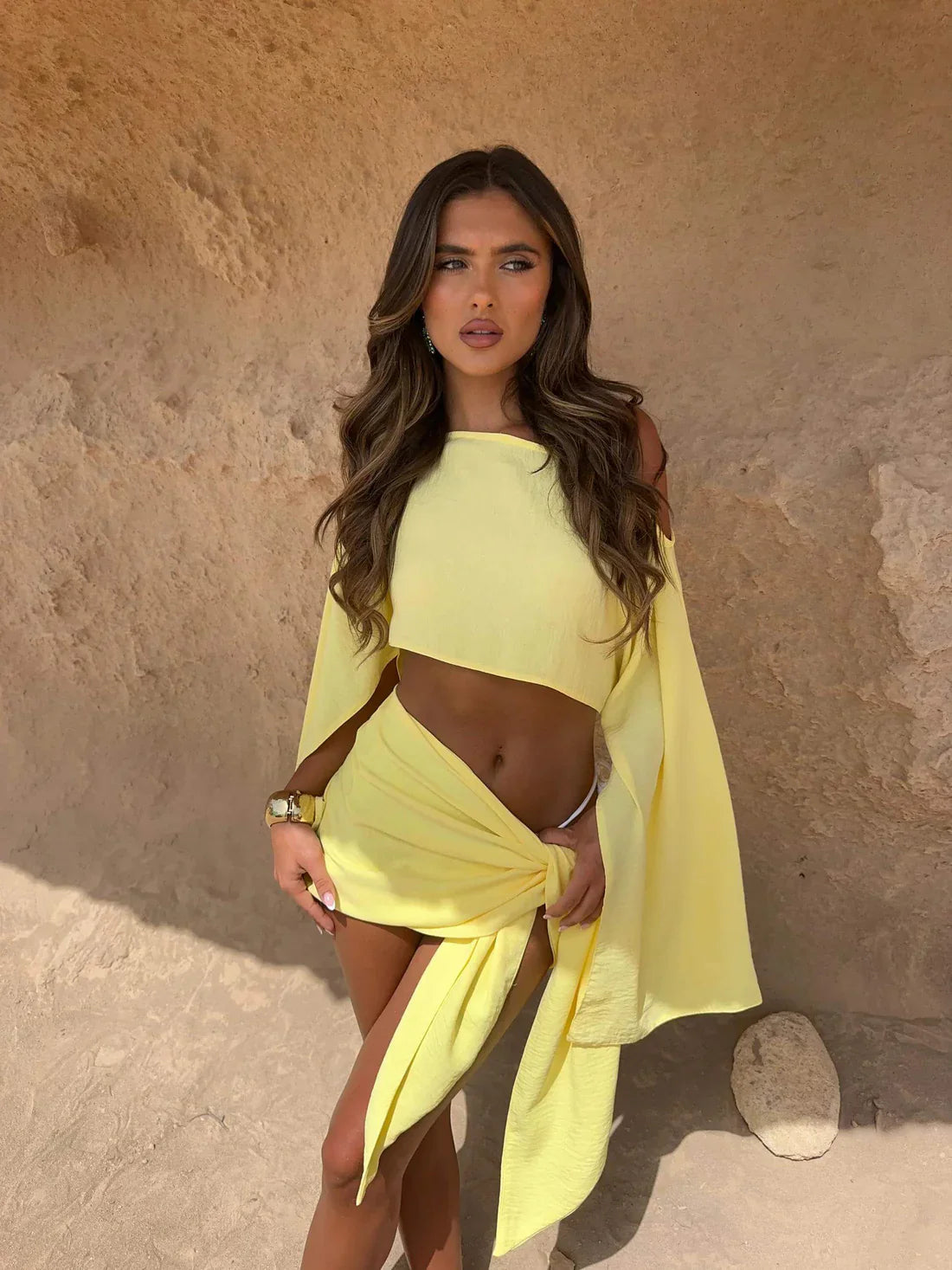 Conjunto De Top Y Pareo — modelo Beach (imagen 7)