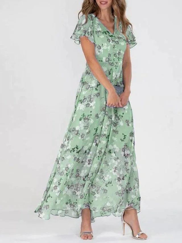 Silueta floral con acabado impecable — modelo Vestido Daniela™ (imagen 3)