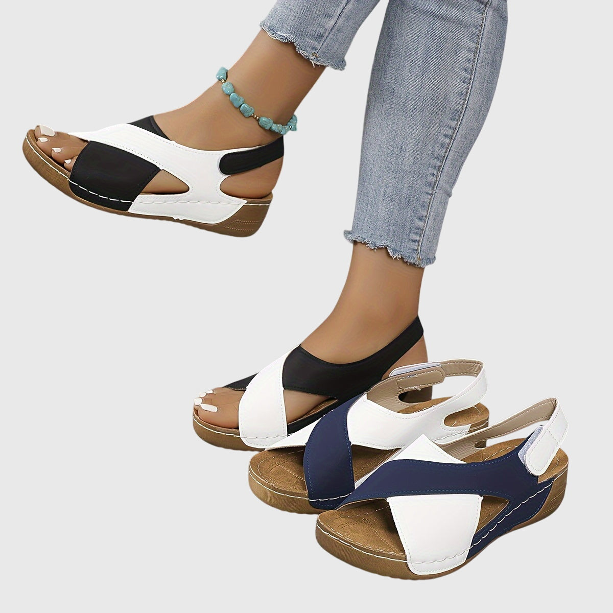 Sandalias ligeras para el día a día — modelo Noiré (imagen 5)