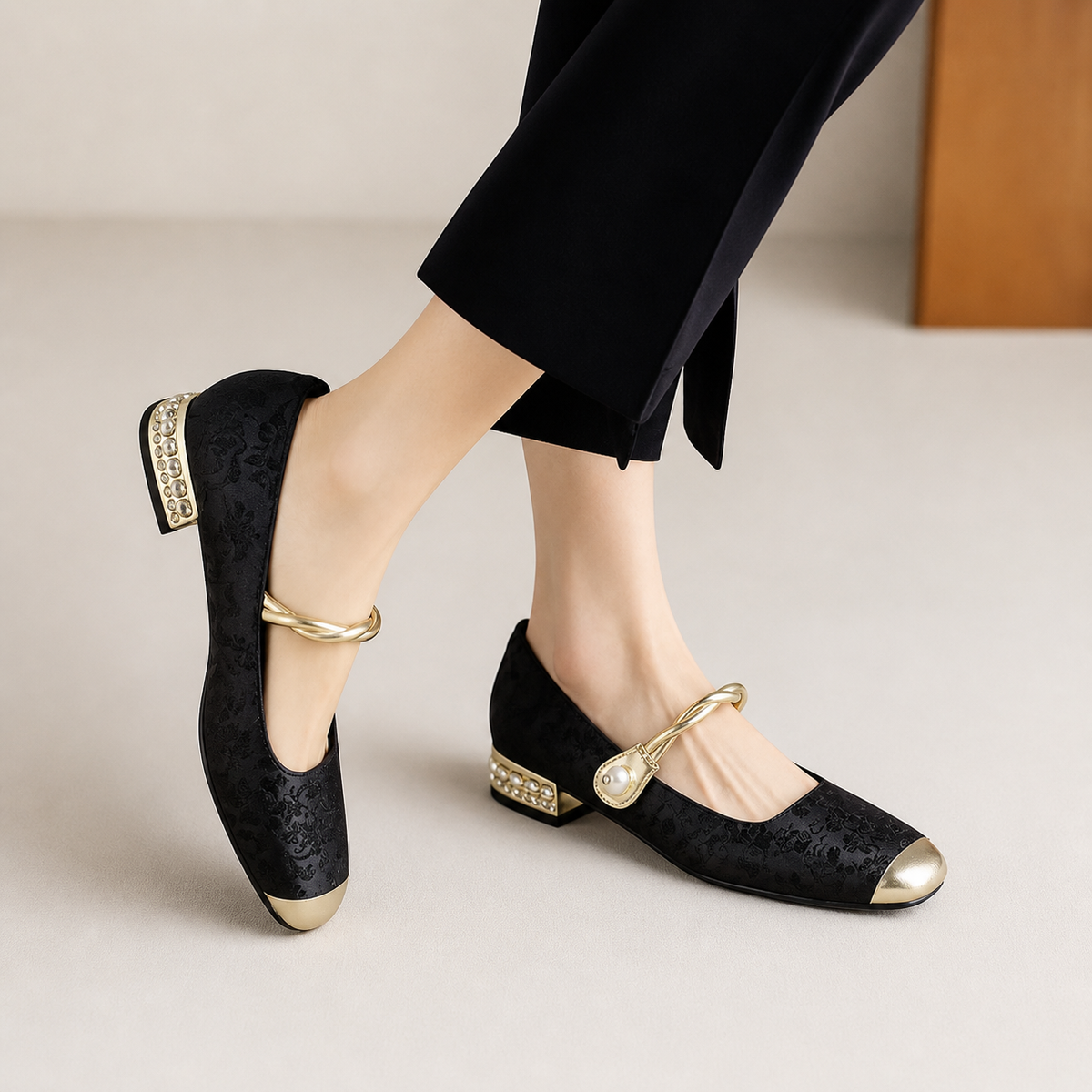 Zapatillas Mary Jane acolchadas — modelo Daisy (imagen 2)