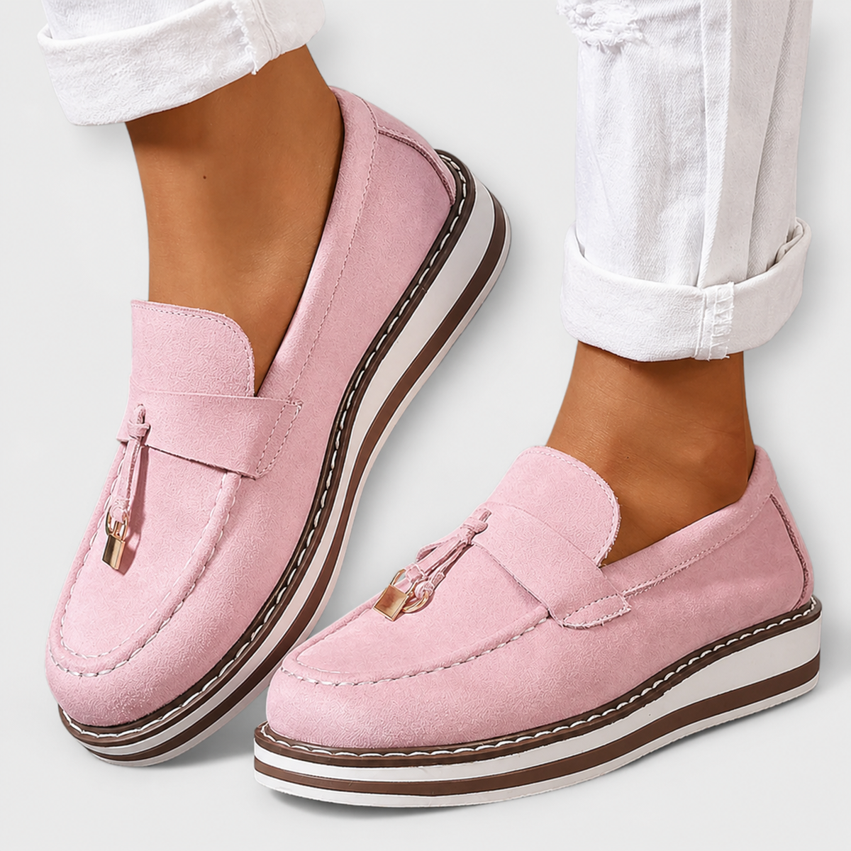 Mocasines Casual Redondos — modelo Halo™