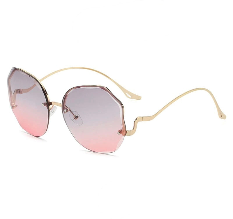 Gafas de sol de metal con lente espejo — modelo Thera (imagen 5)