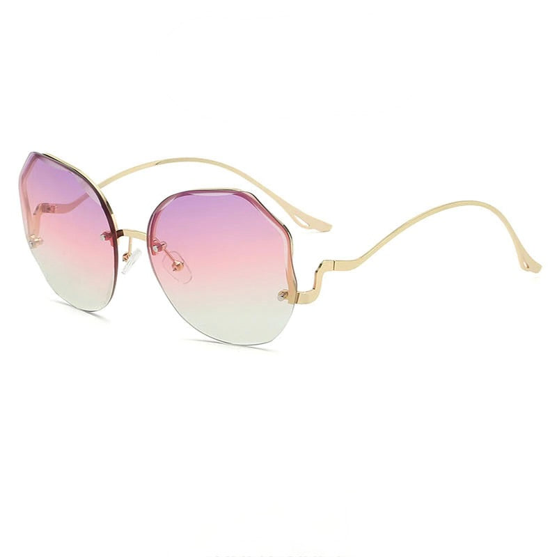 Gafas de sol de metal con lente espejo — modelo Thera (imagen 3)