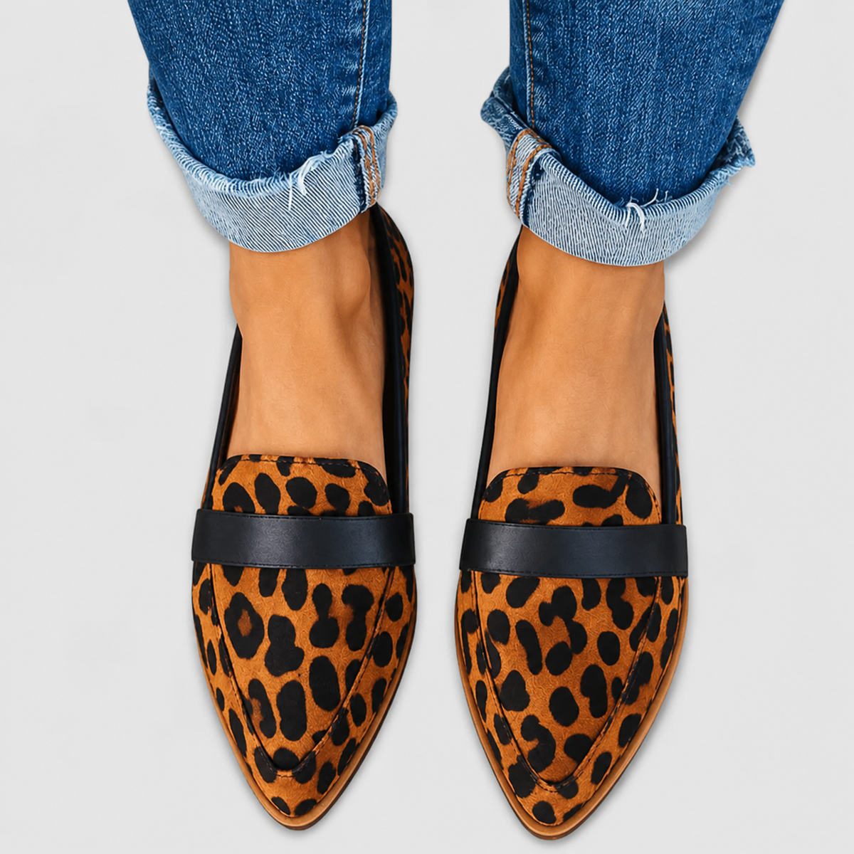 Pantuflas de ante con plantilla acolchada — modelo Helen (imagen 4)