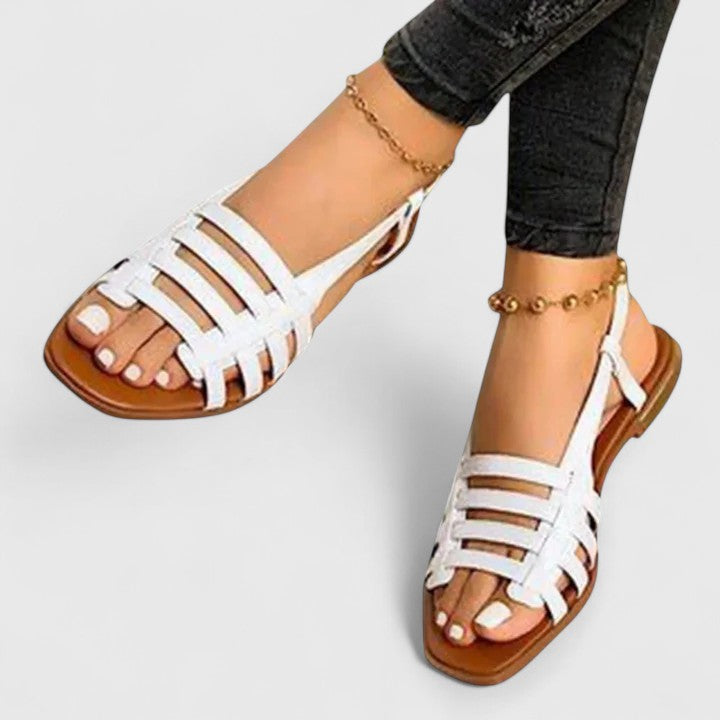 Sandalias doradas de descanso — modelo Alma (imagen 3)