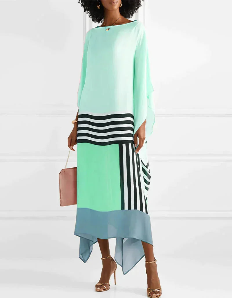 Caftán Geométrico — modelo Iria (imagen 7)