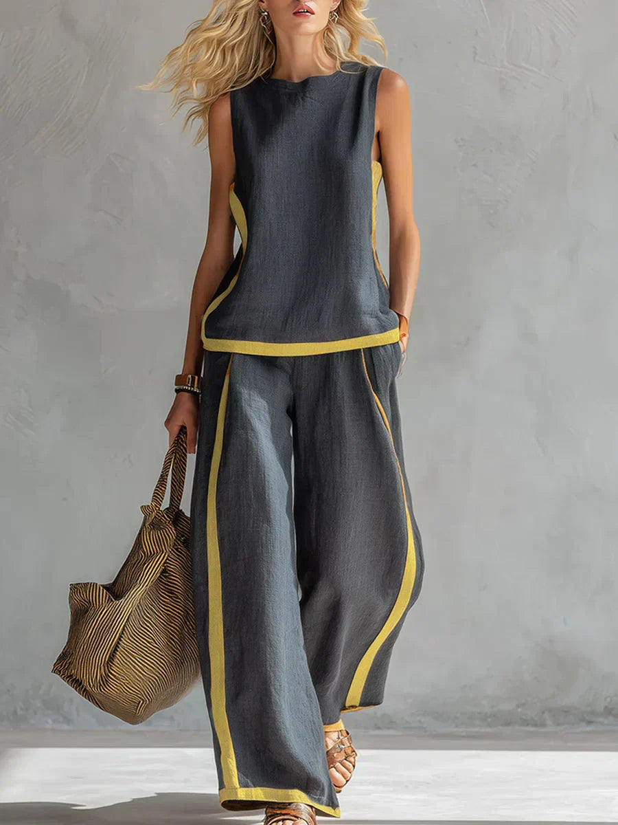Conjunto elegante de dos piezas — modelo Leila (imagen 8)