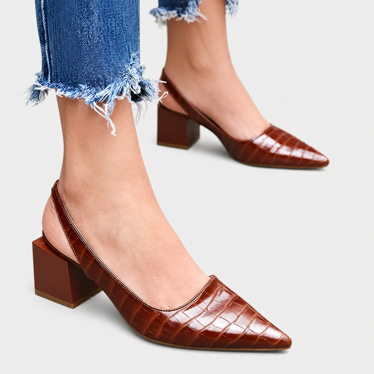 Tacones cómodos con plantilla acolchada — modelo Lynn (imagen 2)