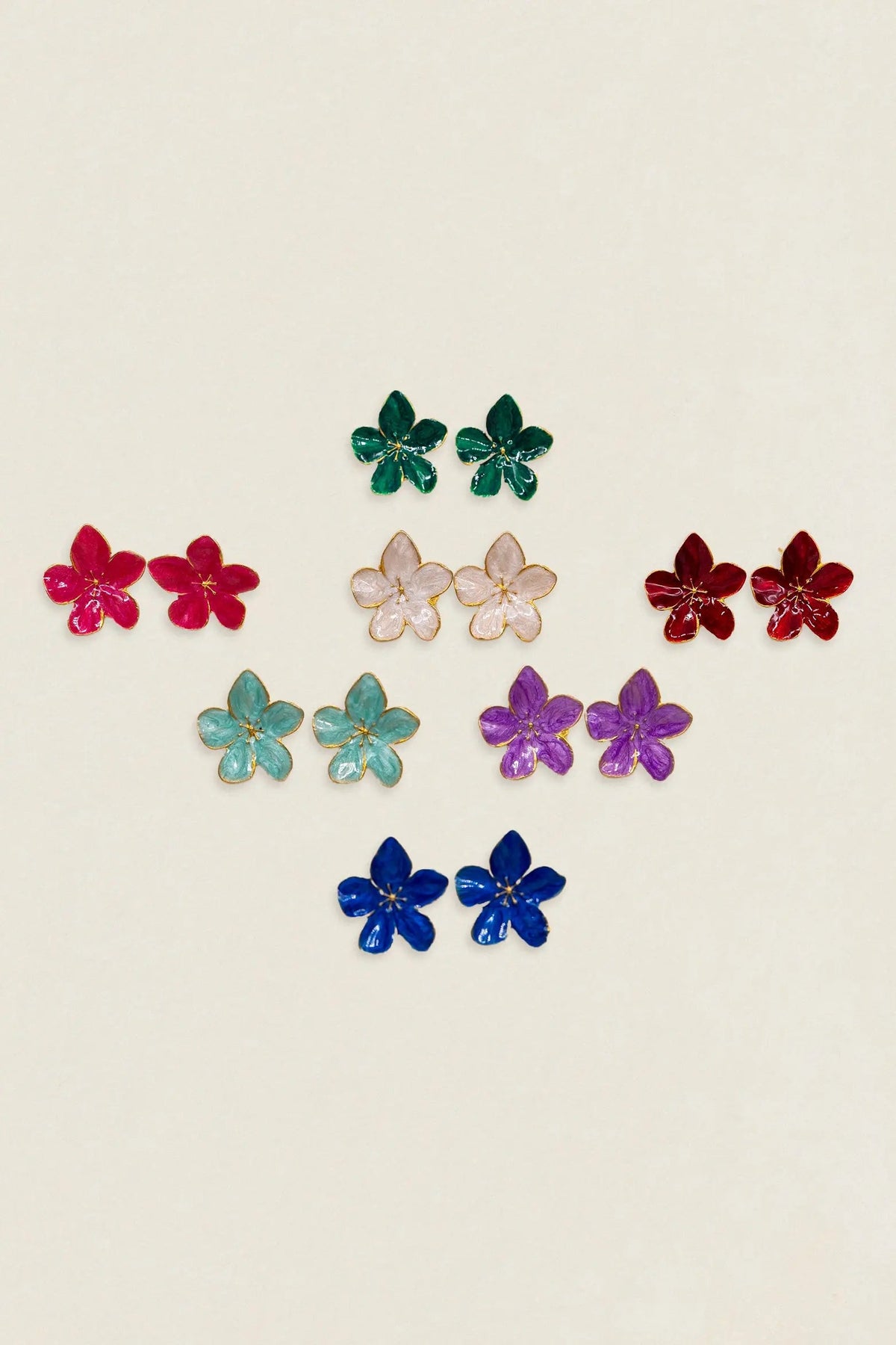 Pendientes Carmeron Flor PEN05 (imagen 8)