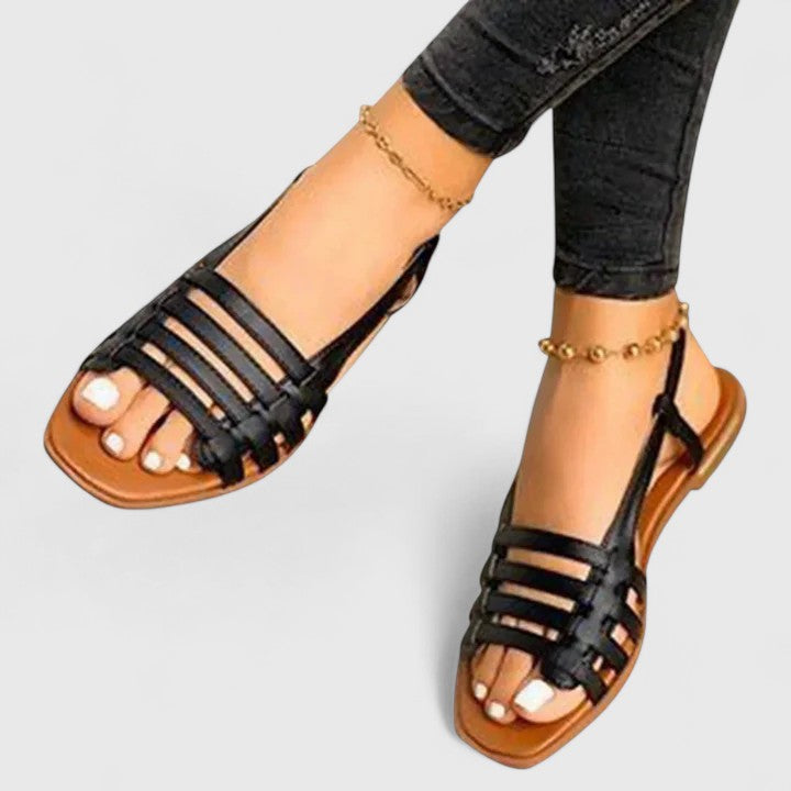 Sandalias doradas de descanso — modelo Alma (imagen 2)
