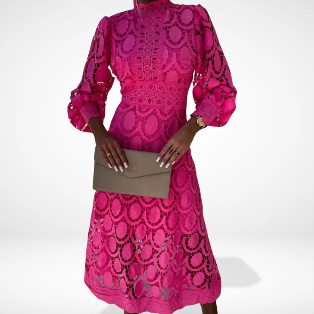 Clase con encaje elegante — modelo Vestido Via™ (imagen 4)