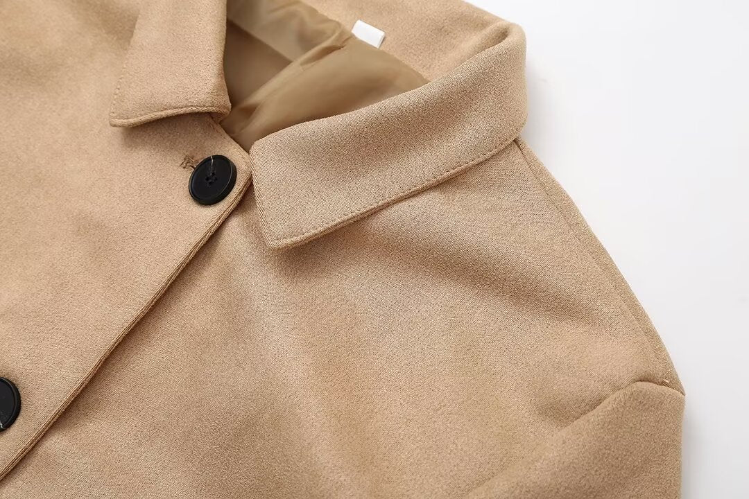 Chaqueta De Piel Serraje — modelo Lucia (imagen 8)