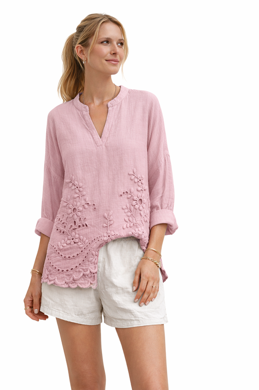 Mara™ Top Impreso Elegante