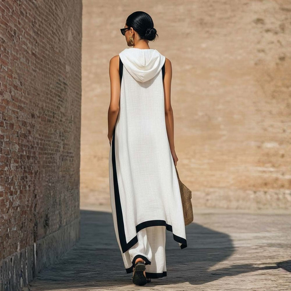 Conjunto elegante de lino — modelo Jovanne (imagen 10)