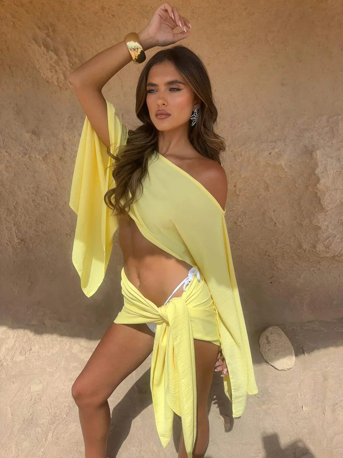Conjunto De Top Y Pareo — modelo Beach (imagen 9)