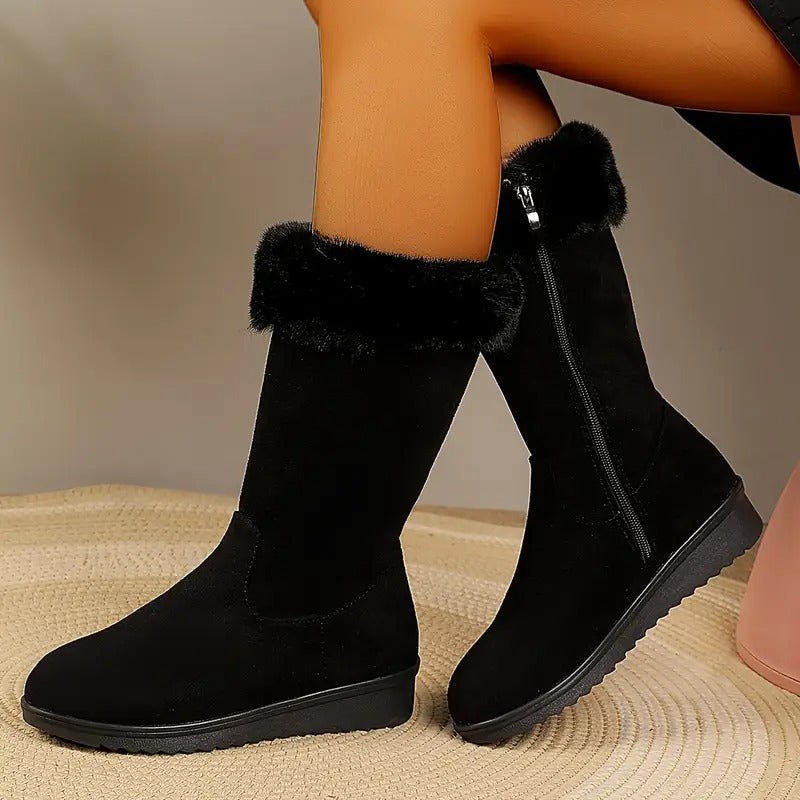 Botas altas y cálidas para mujer — modelo Zenya™