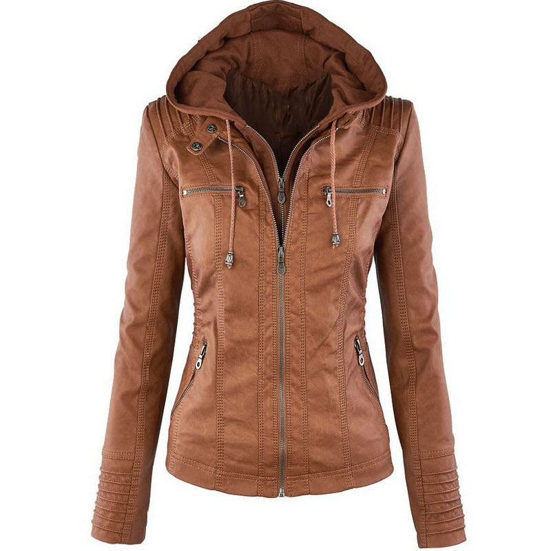 Chaqueta De Cuero — modelo Nuria (imagen 4)