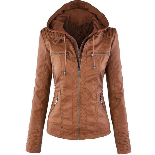 Chaqueta De Cuero — modelo Nuria