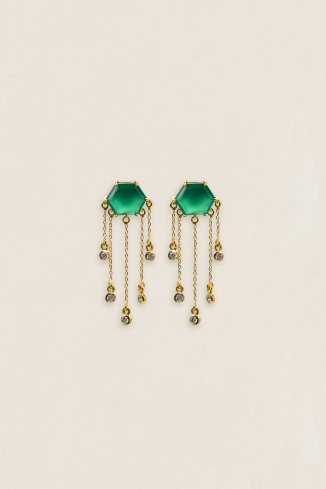 Pendientes Hexa Stone PEN119