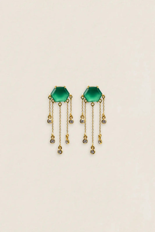 Pendientes Hexa Stone PEN119