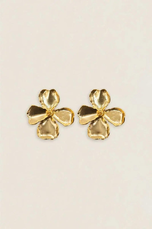 Pendientes PEN109 flor 4 pétalos