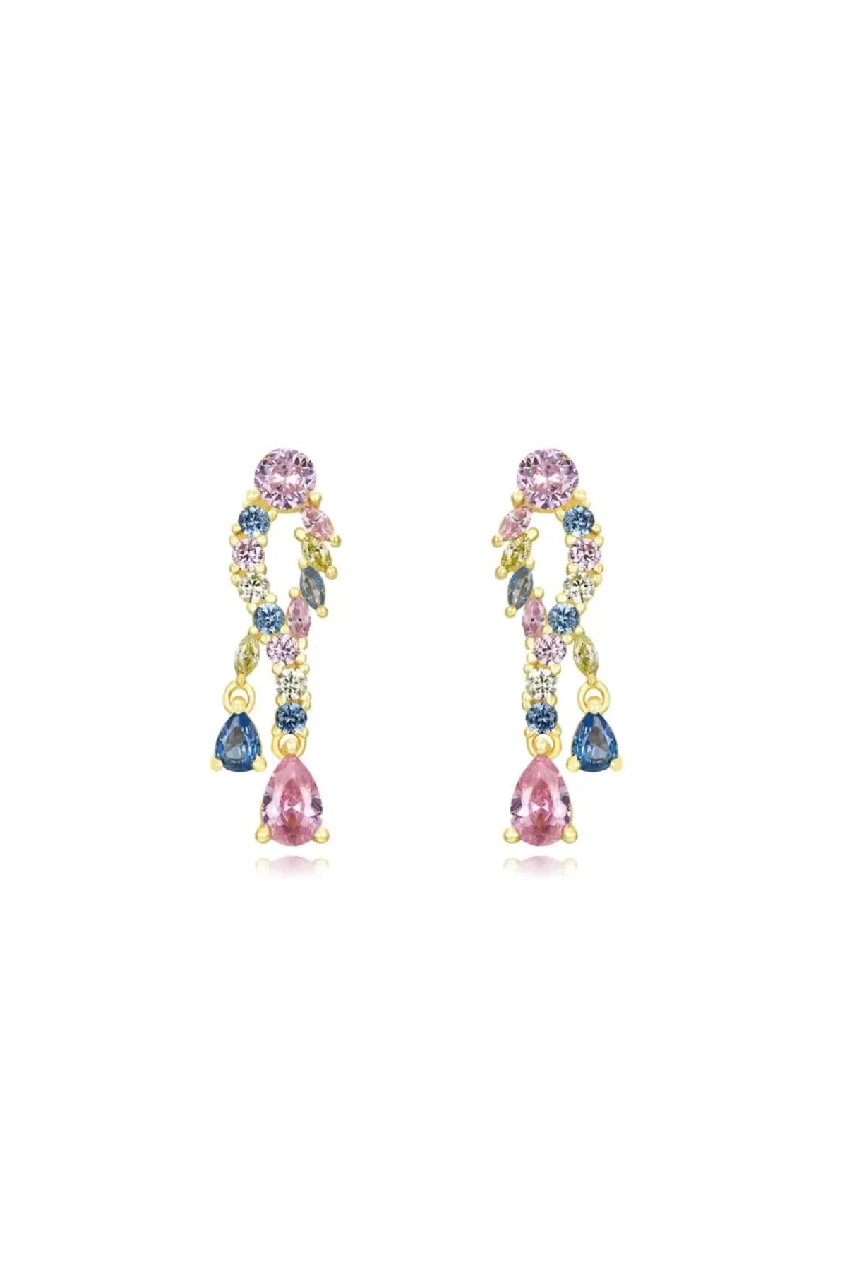 Pendientes Lazo circonitas PEN22 (imagen 3)