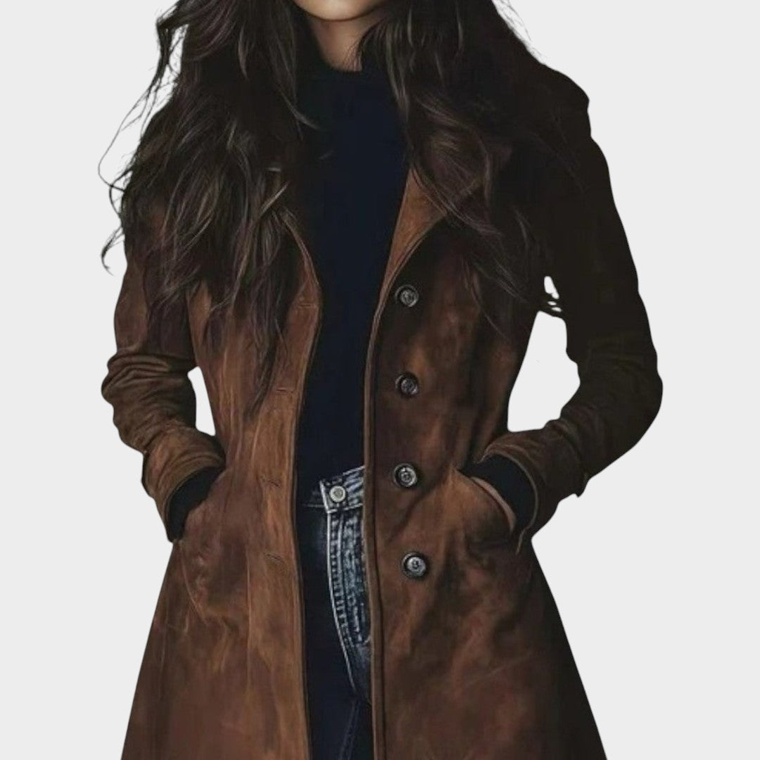 Abrigo largo elegante — modelo Valeria™ (imagen 2)