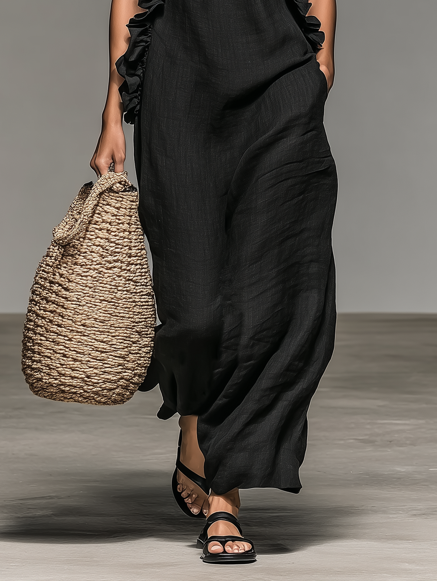 Vestido Maxi con Bolsillos — modelo Luna™ (imagen 7)