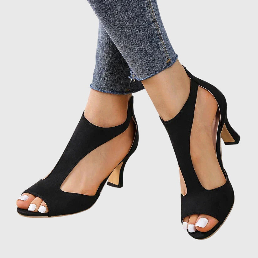 Sandalia de tacón acolchada — modelo Catalina (imagen 2)