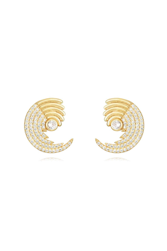 Pendientes Ola Circonita PEN13